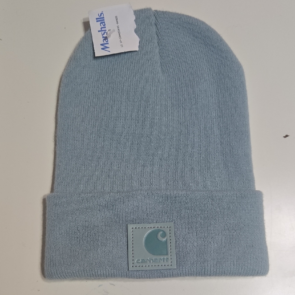 Carhartt Mens Light Blue Beanie